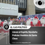 **Navideño Espíritu en Policías Vestidos de Santa Claus**