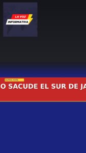 Sismo sacude el sur de Japón