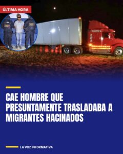 Cae hombre que presuntamente trasladaba a migrantes hacinados