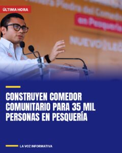 Construyen Comedor Comunitario para 35 mil personas en Pesquería