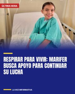 Respirar para vivir: Marifer busca apoyo para continuar su lucha