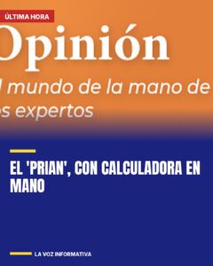 El PRIAN, con calculadora en mano