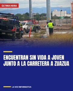 Encuentran sin vida a joven junto a la carretera a Zuazua