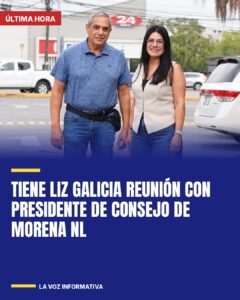 Tiene Liz Galicia reunión con presidente de Consejo de Morena NL